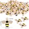 32 Pieces Bee Charm Pendants with Rhinestone, Honeybee Charms Pendants for Jewelry Making, DIY Craft, Earring, Necklace and Bracelet